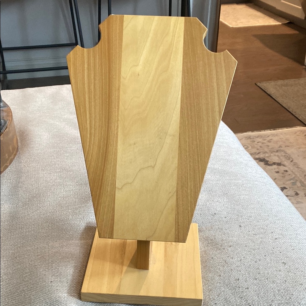 Solid Wooden Necklace Display Stand